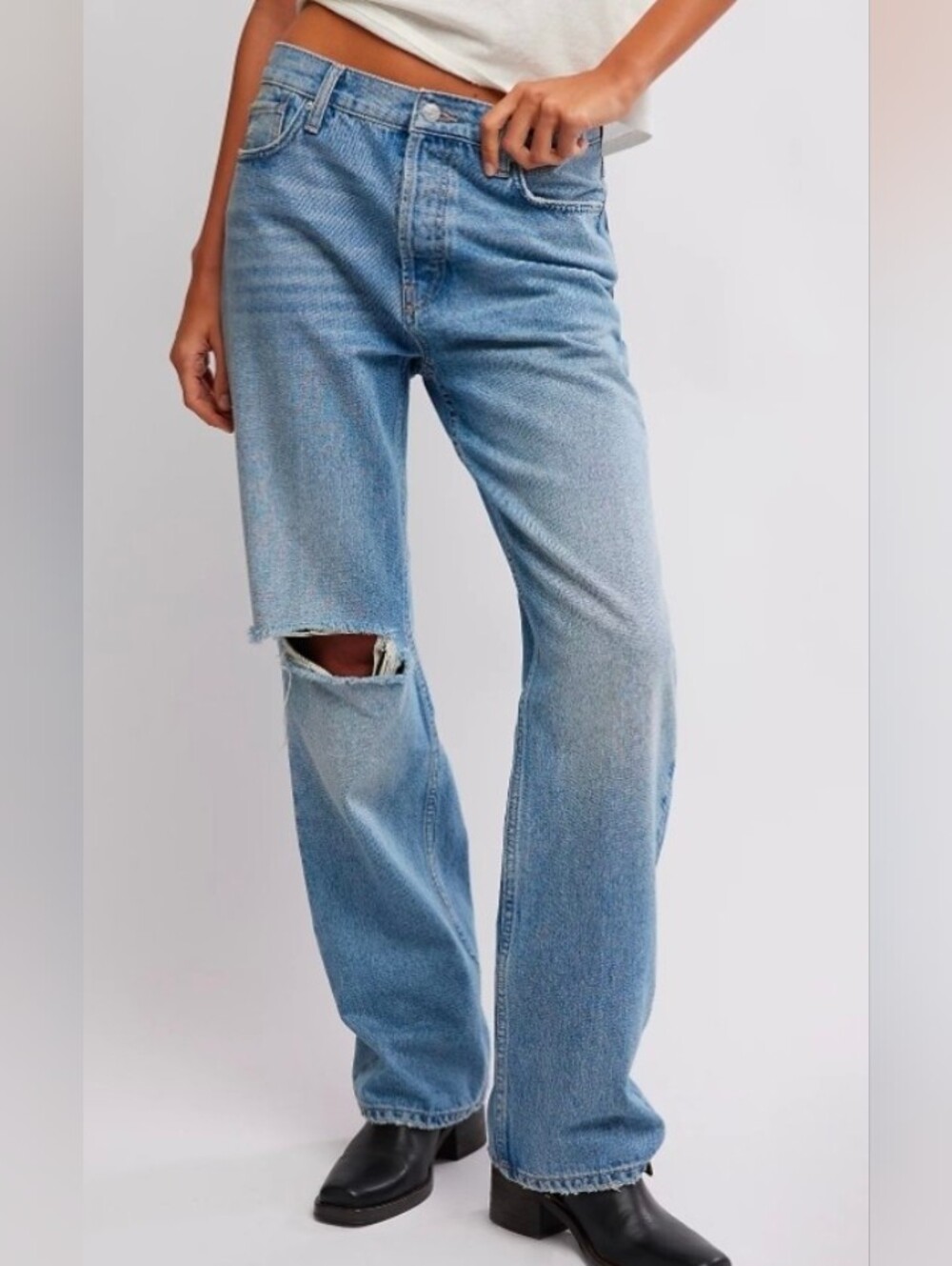 Free People We The Free Holly Bootcut Jeans NWT Size 27